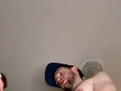 Throating the jizz out…