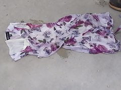 trample & crush soil on floral 13 dress