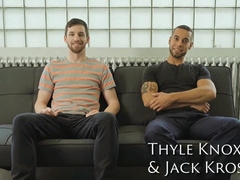 Thyle gets down on all fours onto the couch waiting on Fap to cram his fuckhole