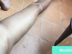 Japanese Dude Wank off Outdoor on Balcony