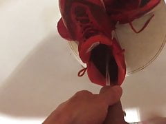 I piss on my sneakers