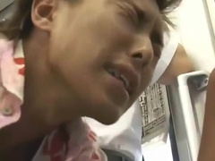 Arab Empty's His Balls in the Metro - Rebeu se fait vider les couilles dans