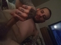 Jerking off with stiffy ring