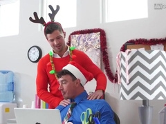 Cade Maddox fucks Casey Everett during the office Christmas party!