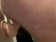 Wank, Pounded by Fake Penis & Jism on Hip