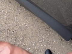 Seducing a Stranger married stud, he caressed my stiffy in the truck park