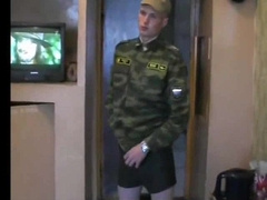Russian Recruits Jizzing For specie