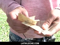 Brazilian Leche - Penniless Mexican guy bj's and pounds random stranger for money