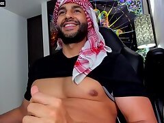 Shakir webcam solo Arab Hunk