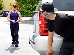 Dude fantasizes about abduction and hard anal