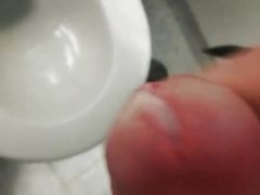 Cum in the Toilette