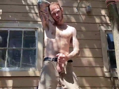 Enormous sausage Christian Wilde jerking