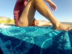 On the beach