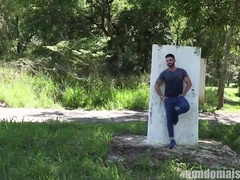 I went for a run in the forest in the morning and was by the lumberjack!