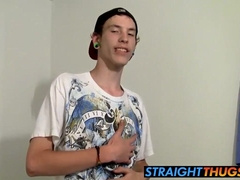Straight thug Jake loves to spend his time stroking his cock