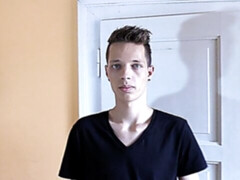 Gaunt gay dude with a tight butt screwed in POV here