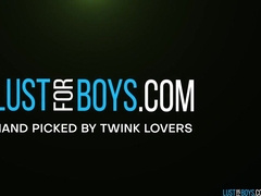 Giant dicked youngster Henry Evans extracts a fat jism geyser solo