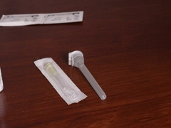 Adjustment portion insertion trouser snake