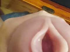 Fleshlight and Lots of Spit