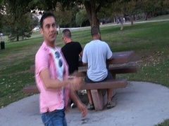 Dude creepily masturbates in the park and it is ODD
