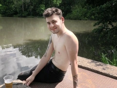 Beer chugging amateur gets fucked in the ass in POV