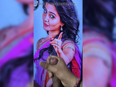 ample cum tribute on Samantha