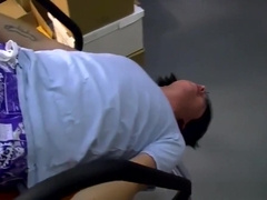 Rad Matthews, Dustin Browne and Blinx in threeway blowjob