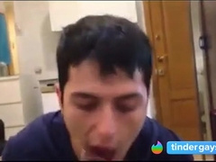 White Mexican Young Boy Sucking Black Cock Eating Cums 7