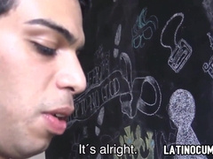 Heterosexual latino boys tearing up for first-ever time on camera