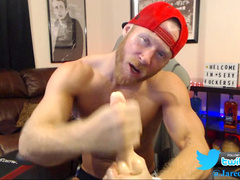 LIVE Muscle Jock jerk Off command on Chaturbate Twitter @jarednation69