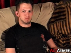 Skater thug stroking and pulling his sweet cock