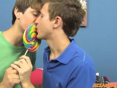 JIZZADDICTION - College twunks Chad HollyWood and Nathan Stratus rectal breed