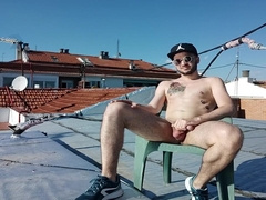 Xisco Se Hace Una Paja En Azotea, Hay Mirones