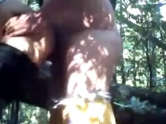 Bear fucks ass in woods 3