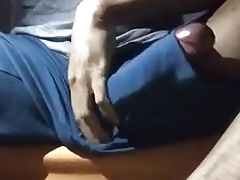 Huge Cock In Shorts, Great Cum Spurts.