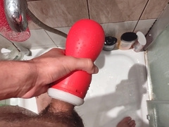 Young Stud Spunks Prompt but Rock Hard