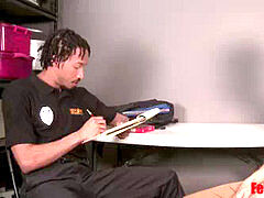 Let My hard-on In And You'll Leave- big black cock Cop