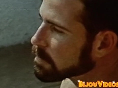 Vintage bareback doggystyle pounding after hot blowjobs