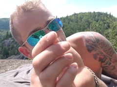 Outdoor Trip High In The Mountain