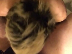 Thirsty Twunk Feeds on Dad Hairy man's Meat