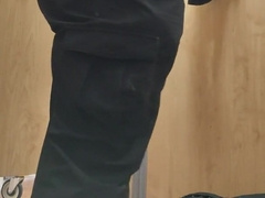 ambling up to can jizzing in Walmart fitting apartment