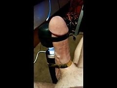 Wand vibrator - Big Hard Cum shot Pleasure