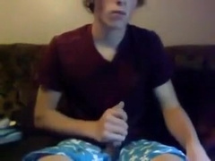 hot college boy jerking off