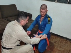 step-father instructs his sonnie to struggle, and gets insane