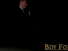 BoyForSale - see as an virginal platinum-blonde man takes gigantic DILF lollipops humid