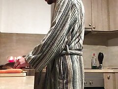 Nice sex with Daddy in the kitchen.