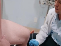 Gay Porn - Muscled Stud Bareback Drilled At Doctor Visit By Inked Stud 7 Min