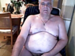 Flashings, bear dads, stroking big cock