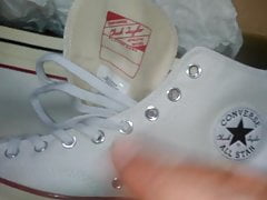 First Cum in  My New Converse Chuck Taylor 70s