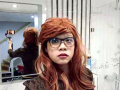 Part 1 of Sissy Haylee's naughty stroll in public, flaunting her big tits